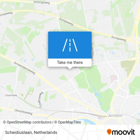 Scheidiuslaan map