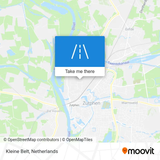 Kleine Belt map