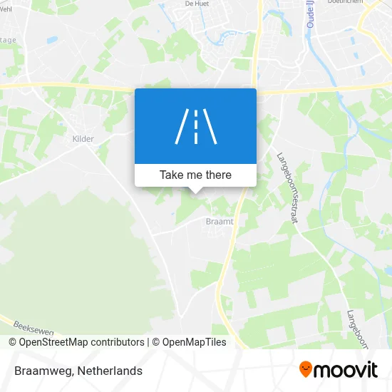 Braamweg map