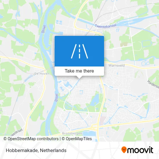 Hobbemakade map