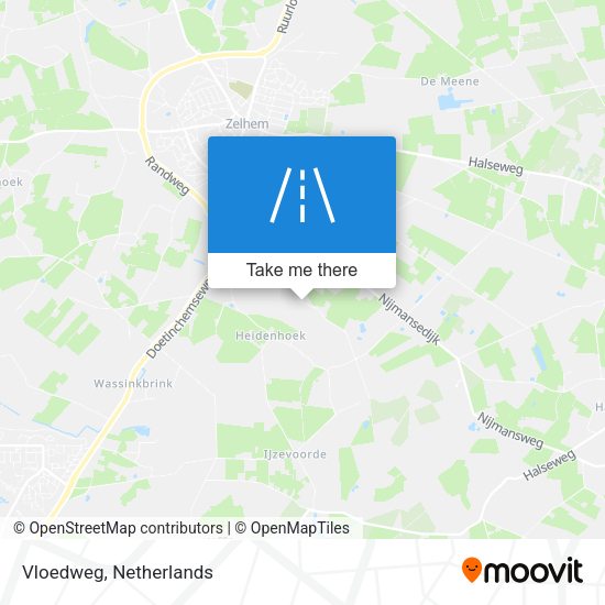 Vloedweg map