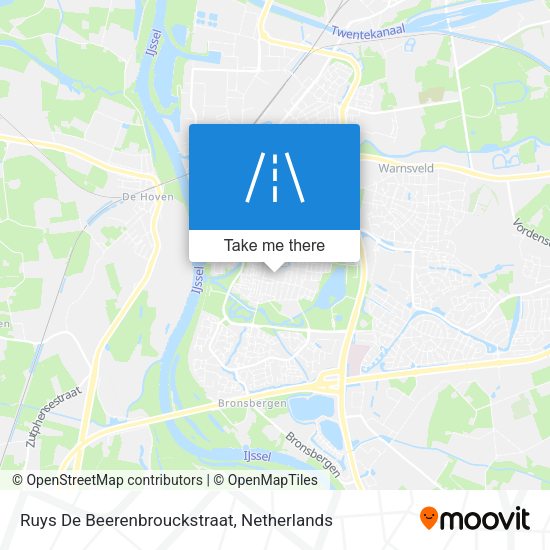 Ruys De Beerenbrouckstraat map