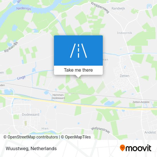 Wuustweg map