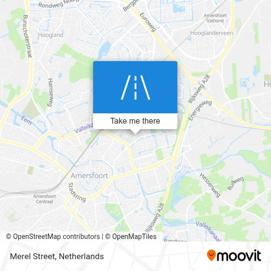 Merelstraat map