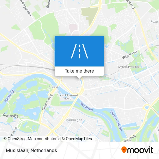 Musislaan map