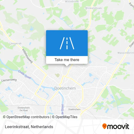 Leerinkstraat map