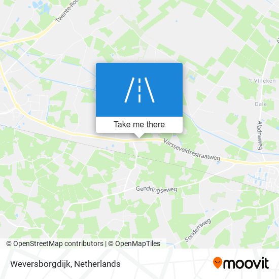 Weversborgdijk map