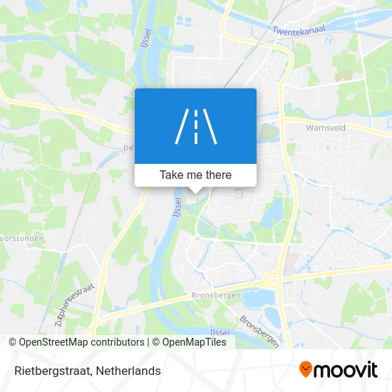 Rietbergstraat Karte