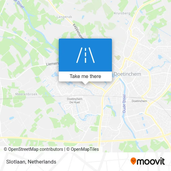 Slotlaan map