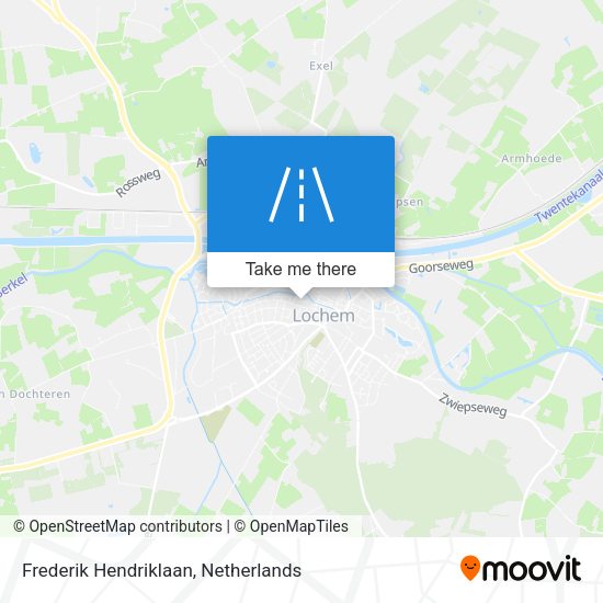 Frederik Hendriklaan map