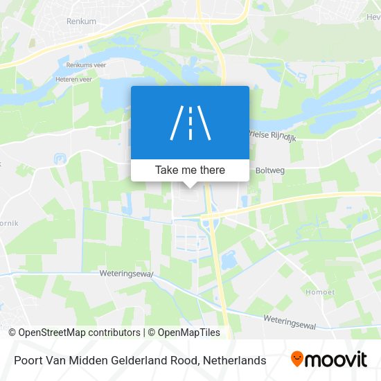 Poort Van Midden Gelderland Rood map