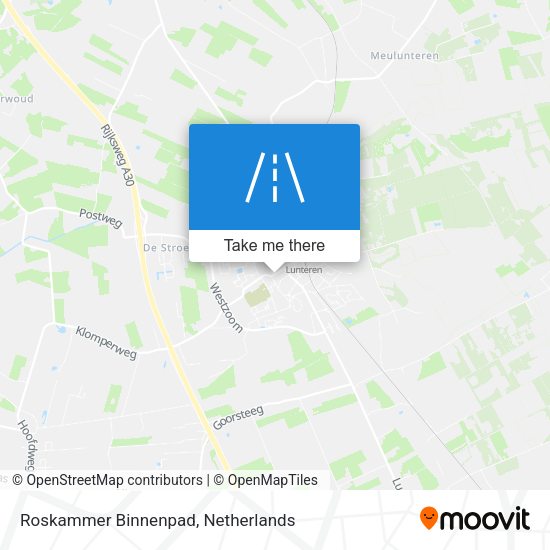 Roskammer Binnenpad map
