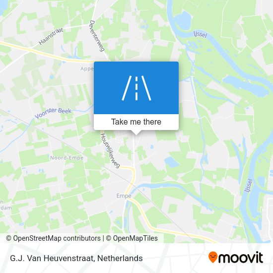 G.J. Van Heuvenstraat map