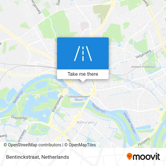 Bentinckstraat map