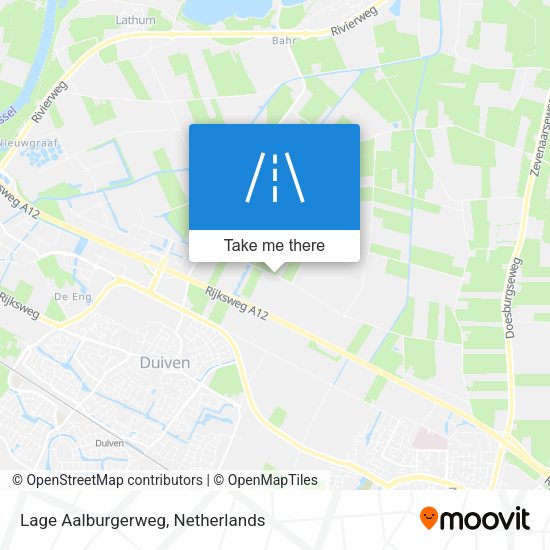 Lage Aalburgerweg map