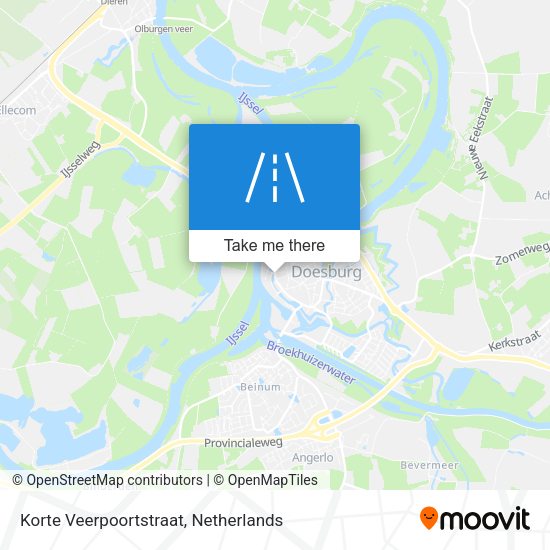 Korte Veerpoortstraat map