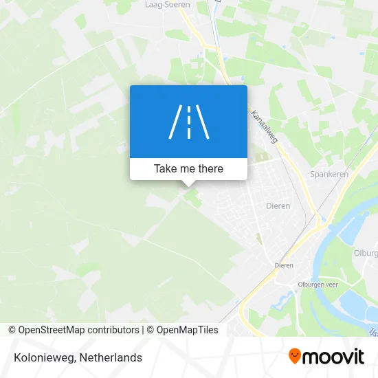 Kolonieweg map