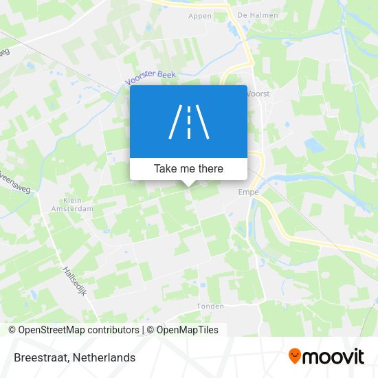 Breestraat map