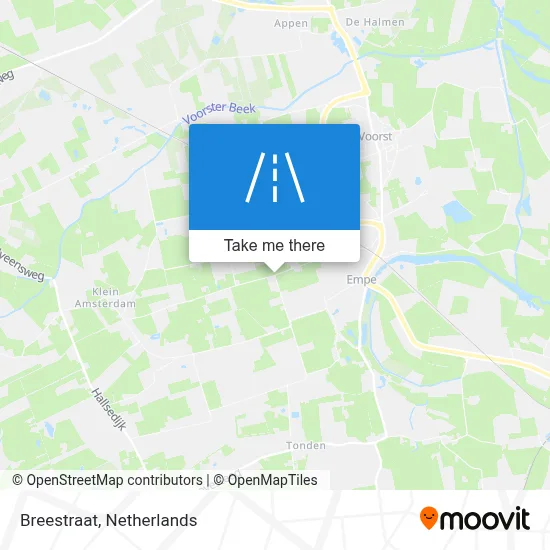 Breestraat map