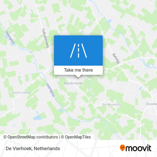 De Vierhoek map