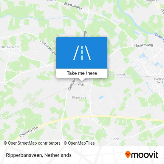 Ripperbansveen Karte