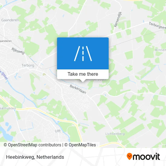 Heebinkweg map