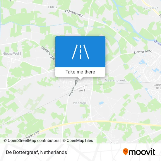 De Bottergraaf map