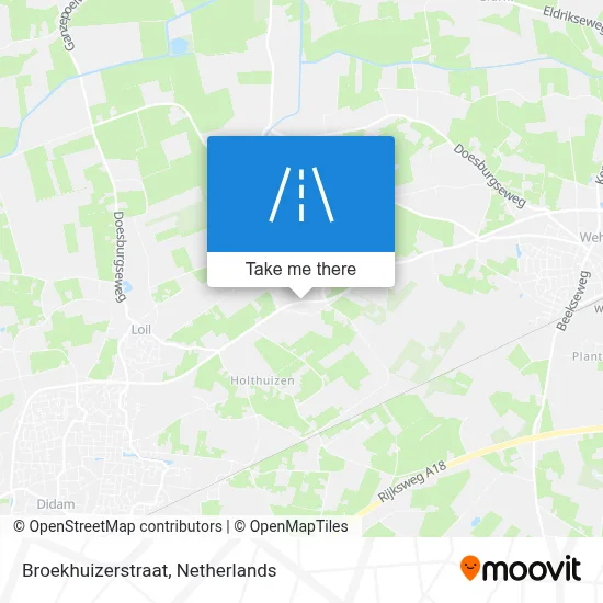 Broekhuizerstraat map