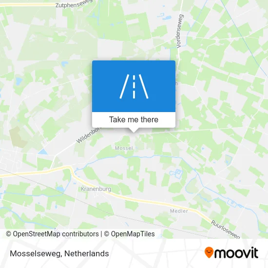 Mosselseweg map