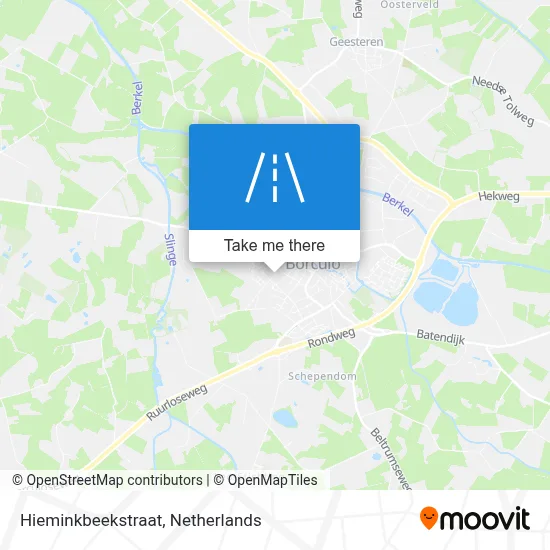 Hieminkbeekstraat map