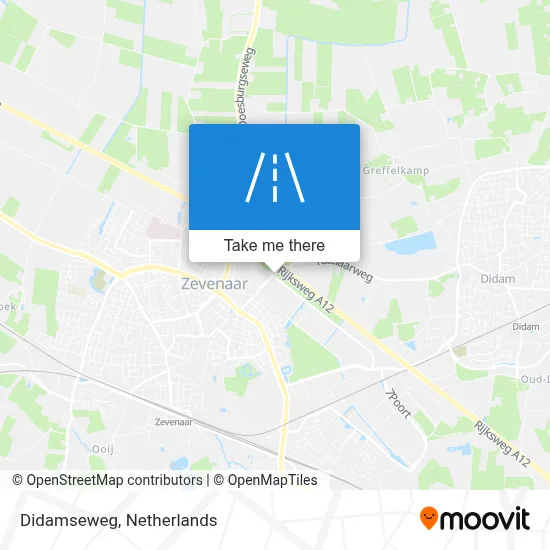 Didamseweg map