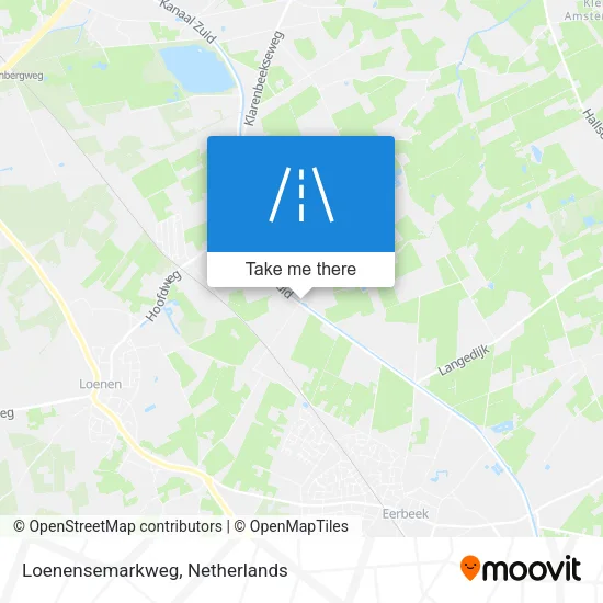 Loenensemarkweg map