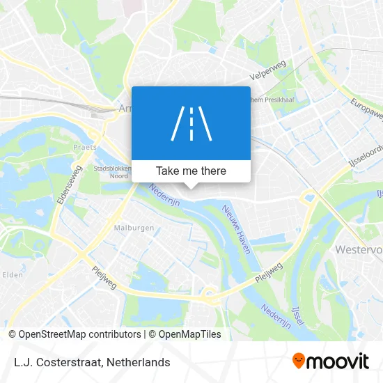 L.J. Costerstraat map