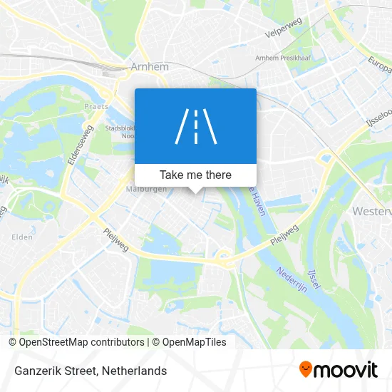 Ganzerikstraat map