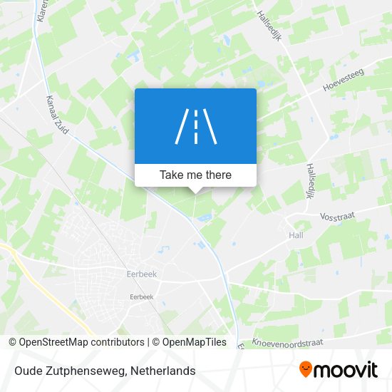 Oude Zutphenseweg map