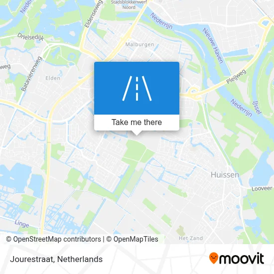 Jourestraat map