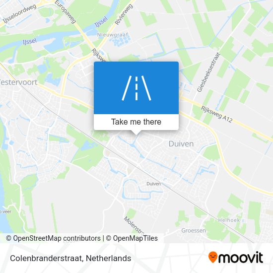 Colenbranderstraat map