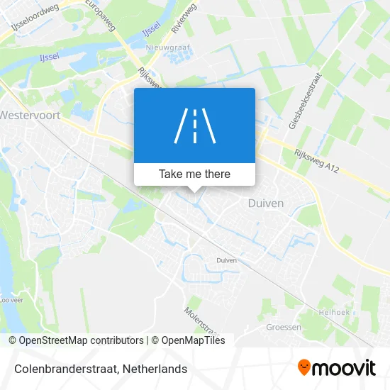 Colenbranderstraat Karte