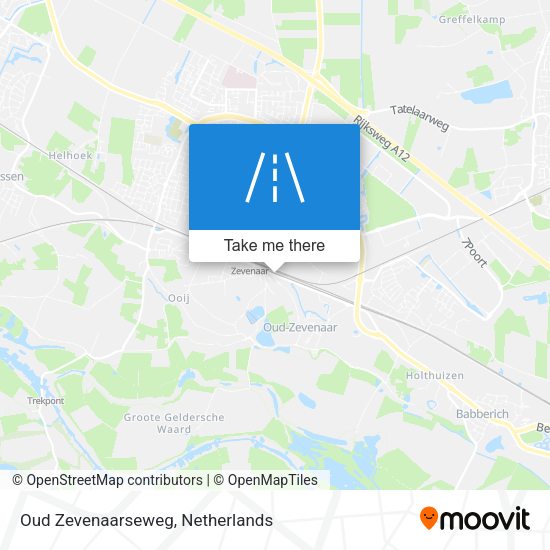 Oud Zevenaarseweg map