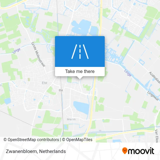 Zwanenbloem map