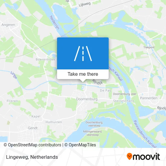 Lingeweg map