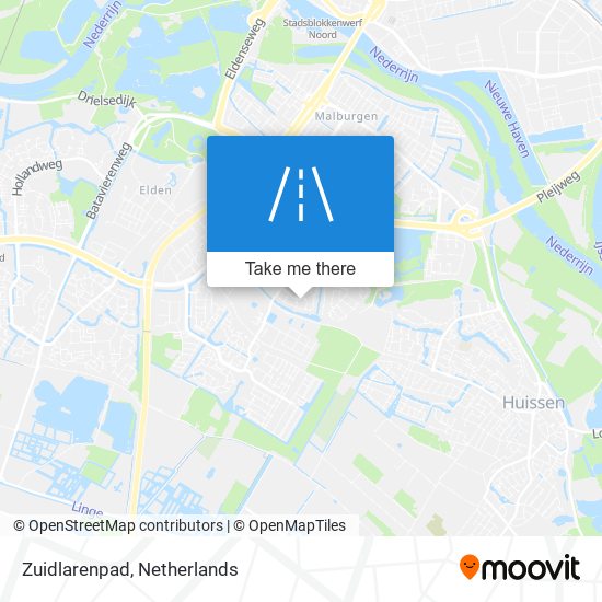 Zuidlarenpad map