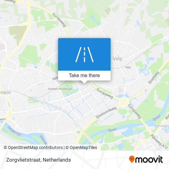 Zorgvlietstraat map