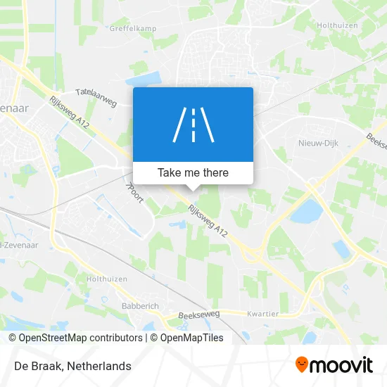 De Braak map