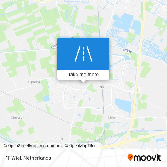 'T Wiel map