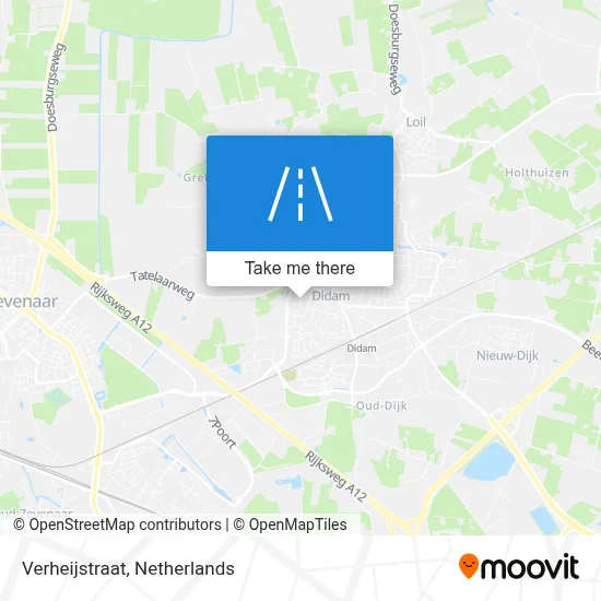 Verheijstraat map