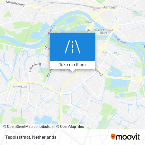 Tappisstraat map