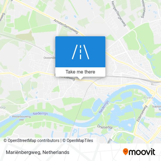 Mariënbergweg map