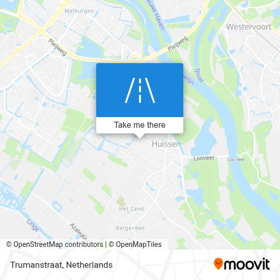 Trumanstraat map