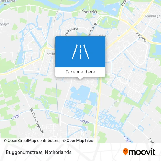 Buggenumstraat map